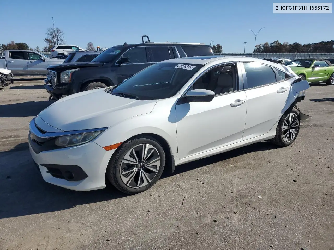 2HGFC1F31HH655172 2017 Honda Civic Ex