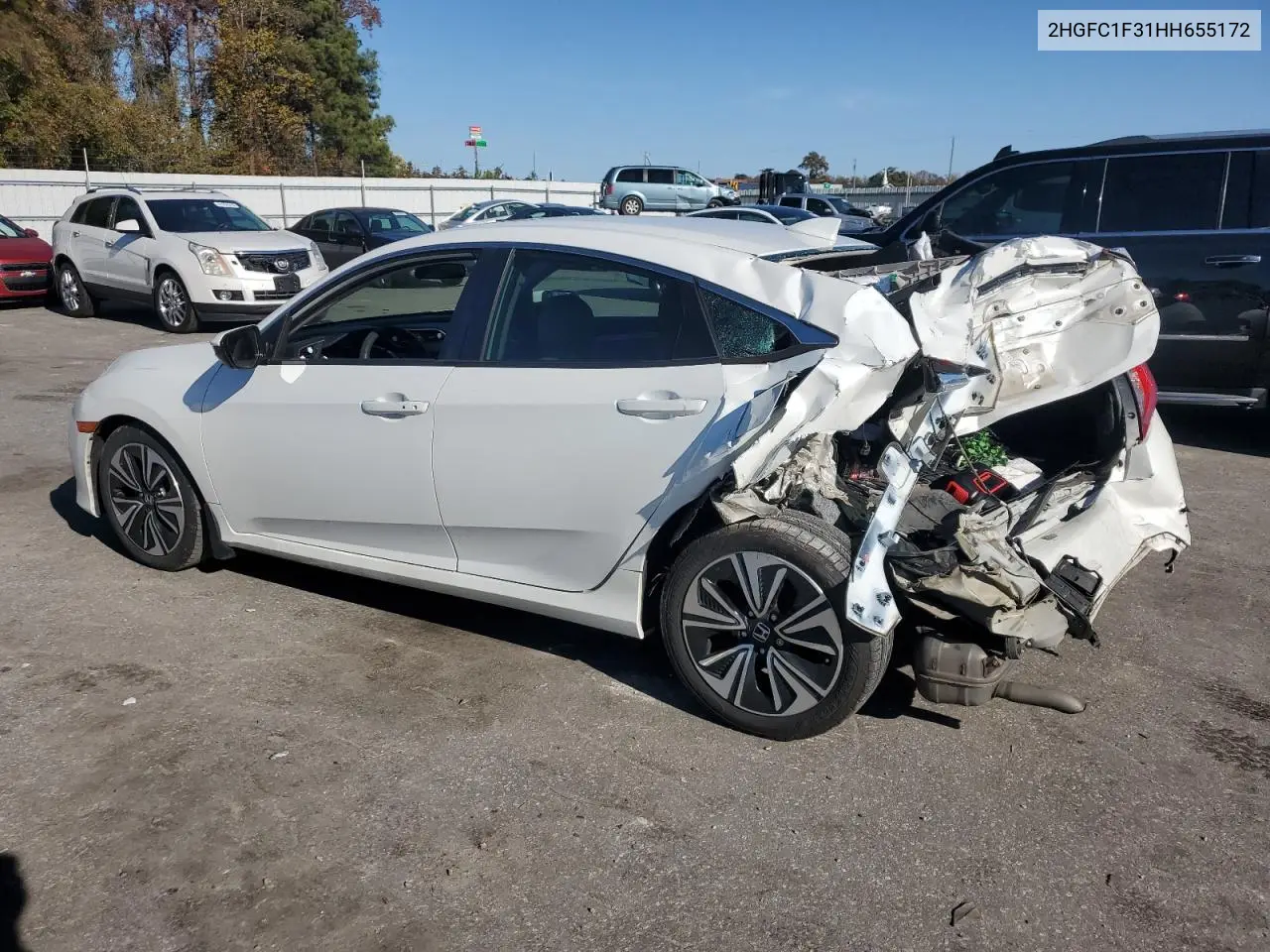 2HGFC1F31HH655172 2017 Honda Civic Ex