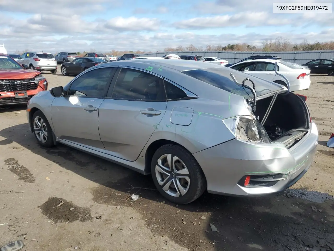 19XFC2F59HE019472 2017 Honda Civic Lx