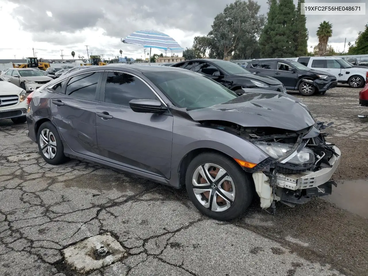 19XFC2F56HE048671 2017 Honda Civic Lx