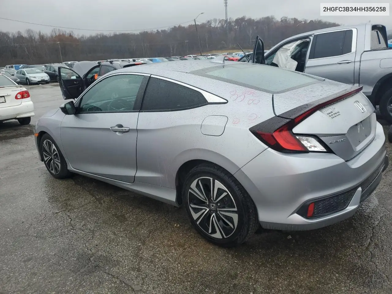 2HGFC3B34HH356258 2017 Honda Civic Ex