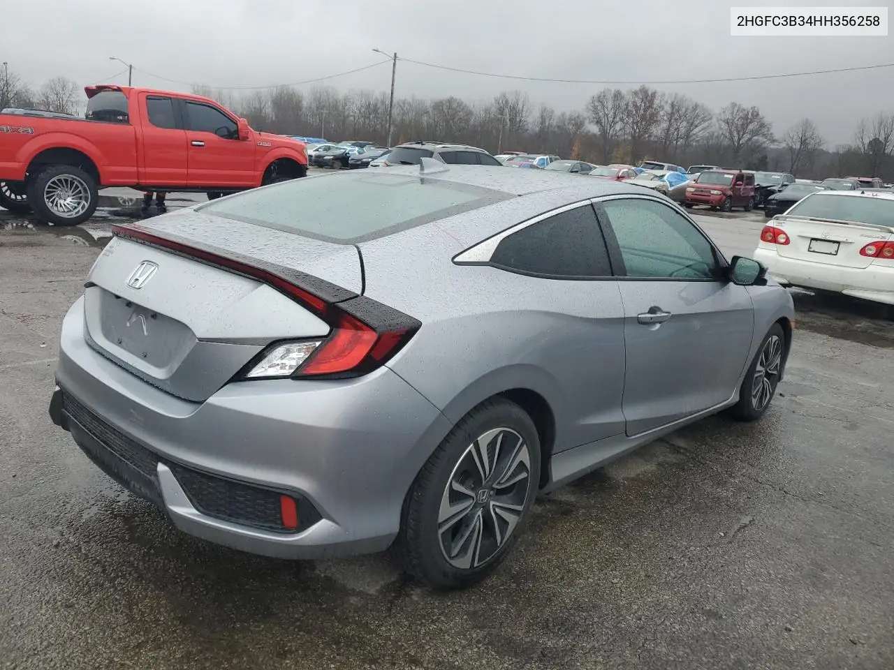 2HGFC3B34HH356258 2017 Honda Civic Ex