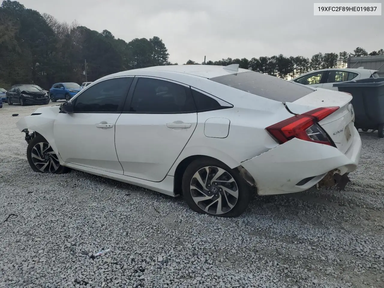 19XFC2F89HE019837 2017 Honda Civic Ex