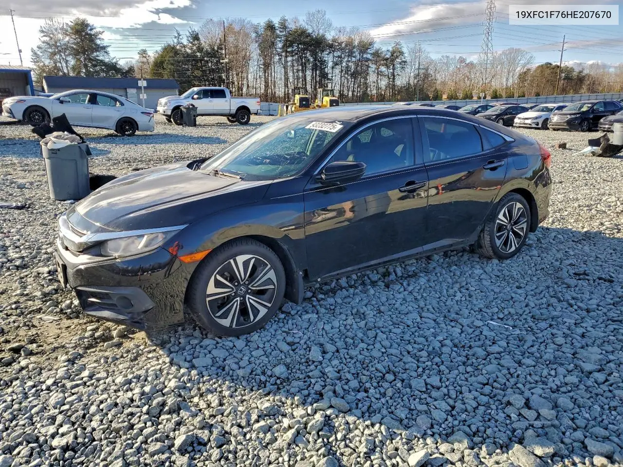 19XFC1F76HE207670 2017 Honda Civic Exl