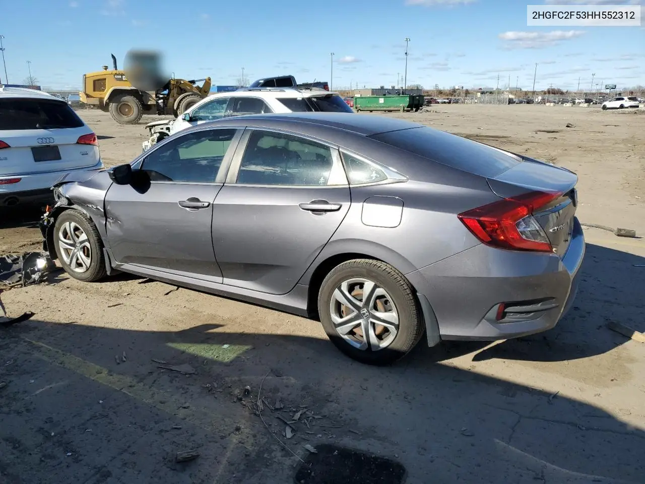 2HGFC2F53HH552312 2017 Honda Civic Lx