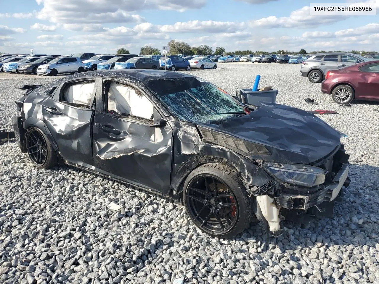 19XFC2F55HE056986 2017 Honda Civic Lx
