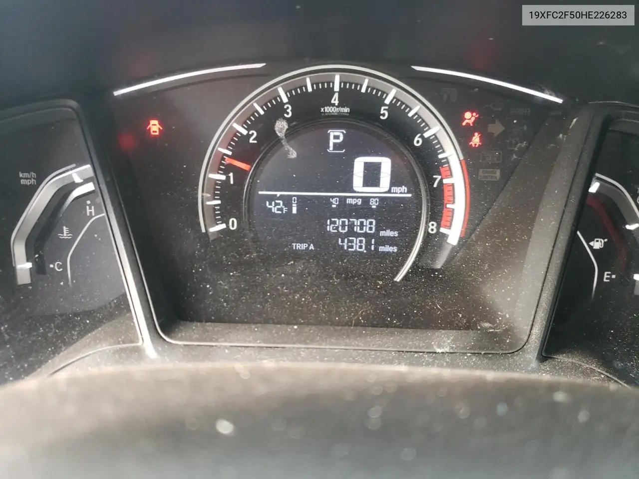19XFC2F50HE226283 2017 Honda Civic Lx