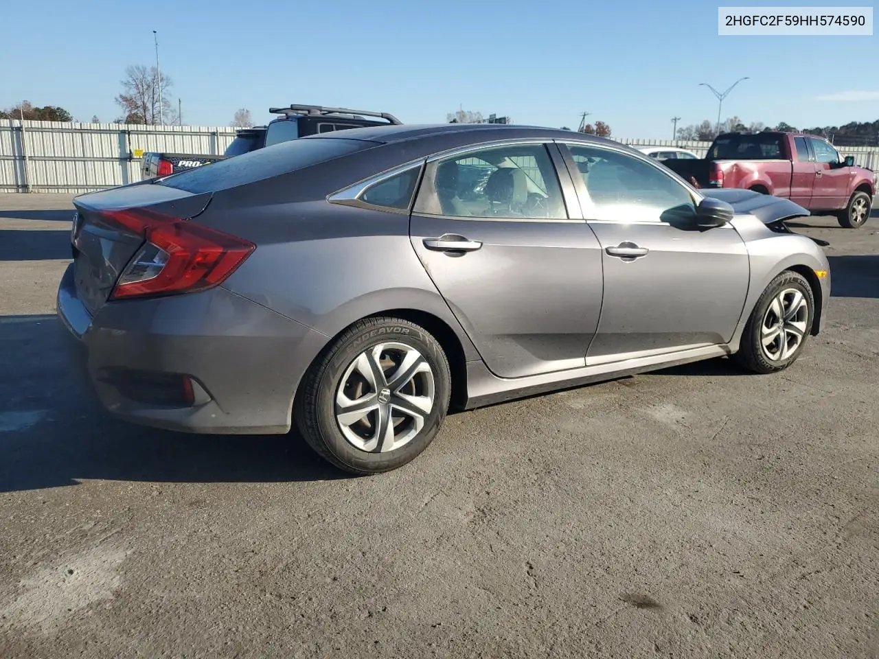 2HGFC2F59HH574590 2017 Honda Civic Lx