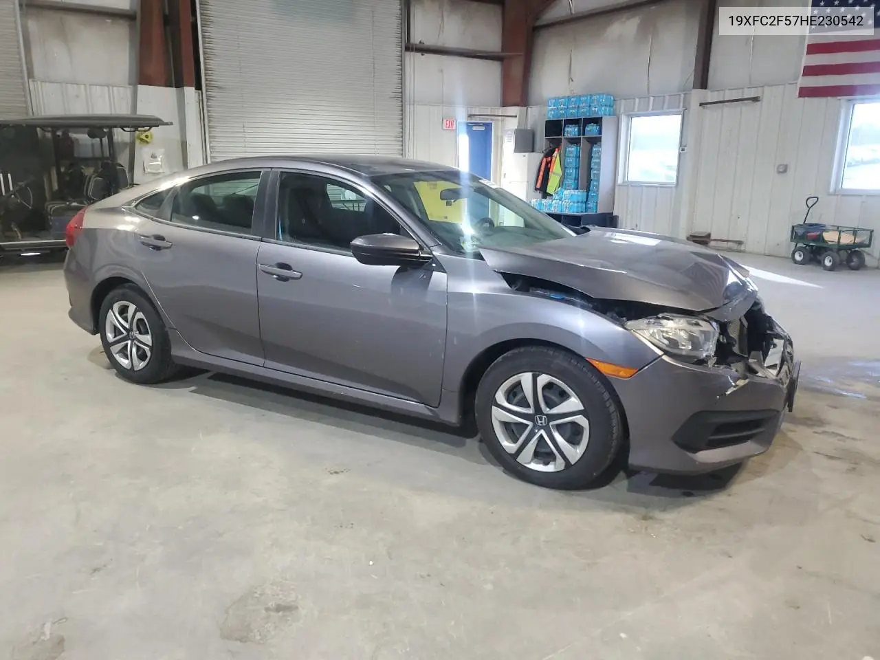 19XFC2F57HE230542 2017 Honda Civic Lx