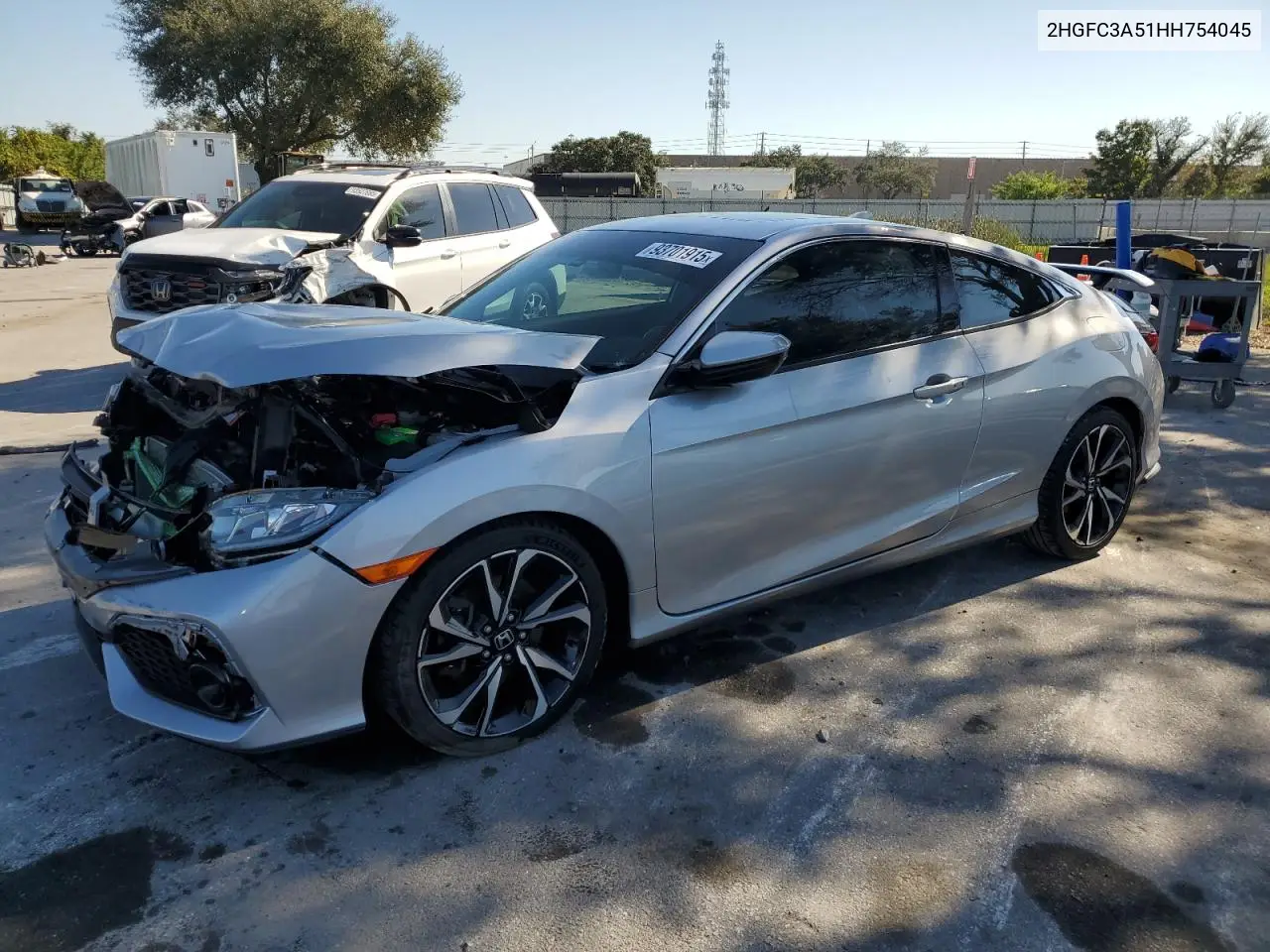 2HGFC3A51HH754045 2017 Honda Civic Si
