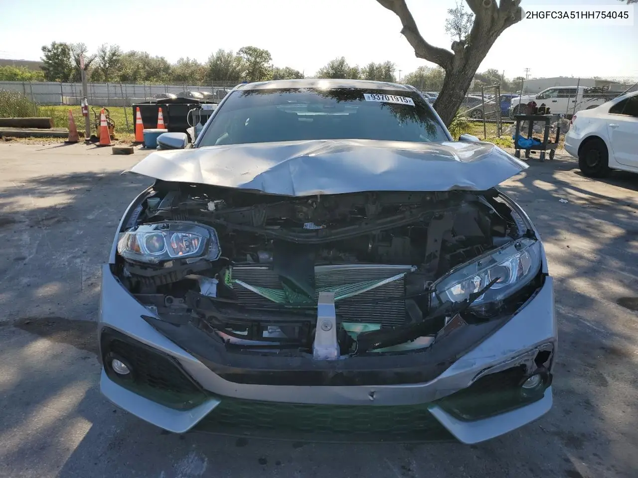 2HGFC3A51HH754045 2017 Honda Civic Si