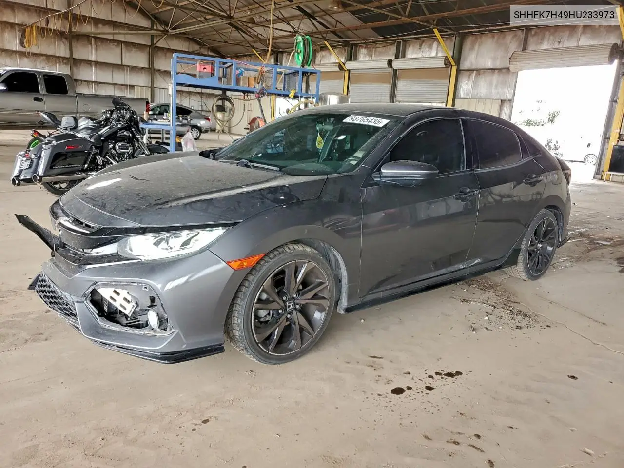 SHHFK7H49HU233973 2017 Honda Civic Sport