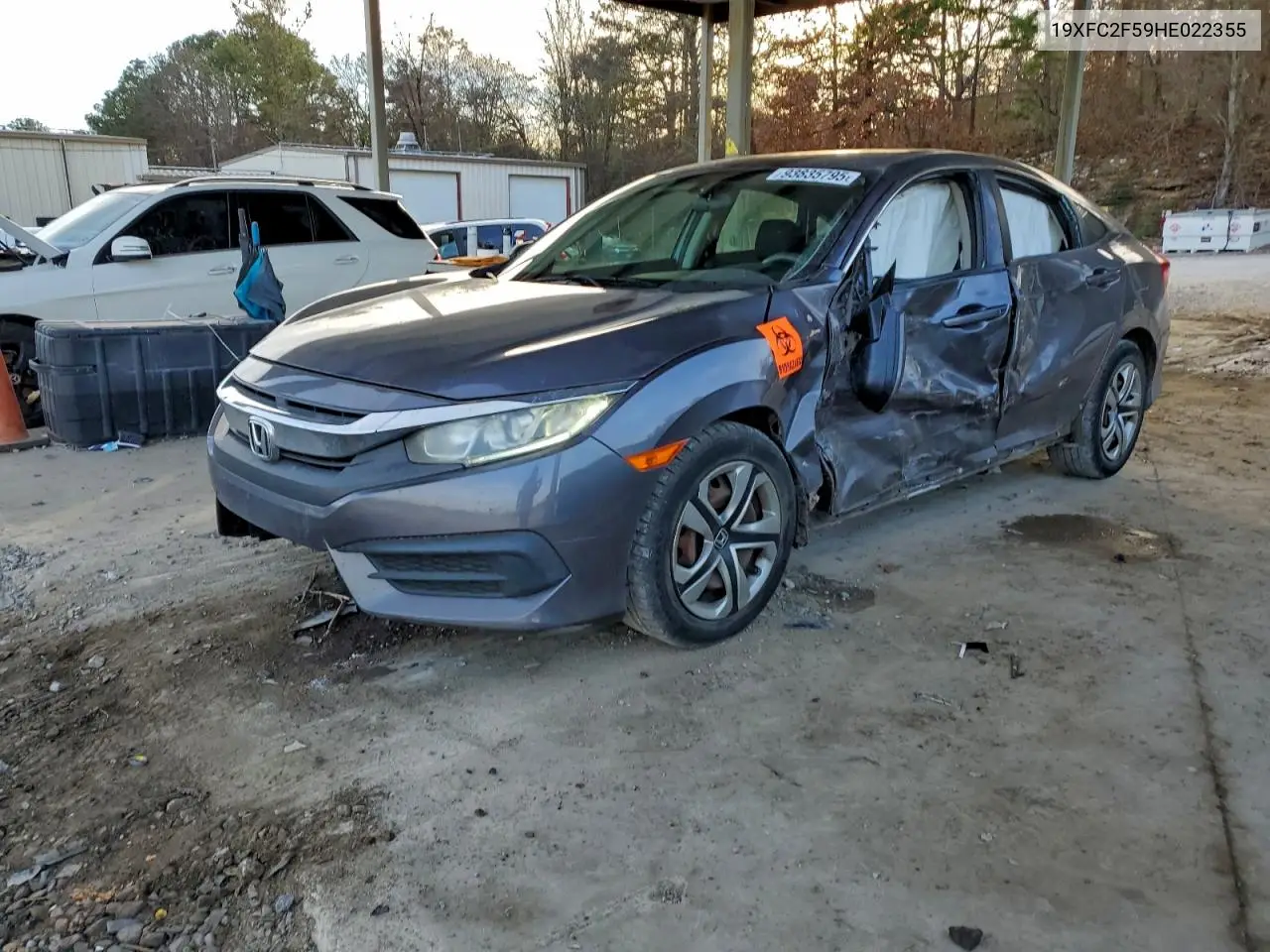 19XFC2F59HE022355 2017 Honda Civic Lx