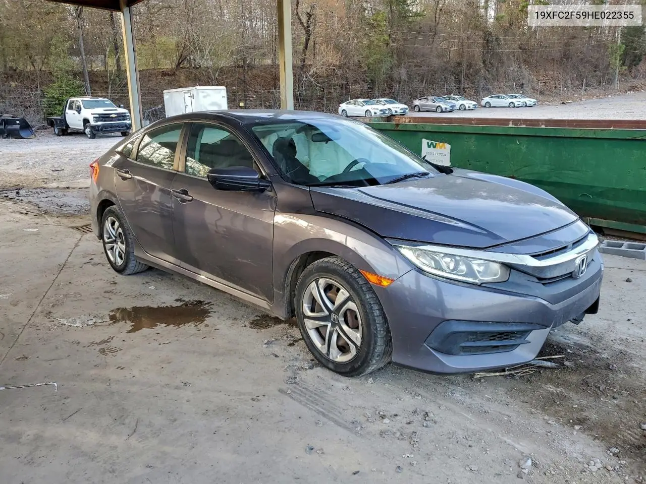 19XFC2F59HE022355 2017 Honda Civic Lx