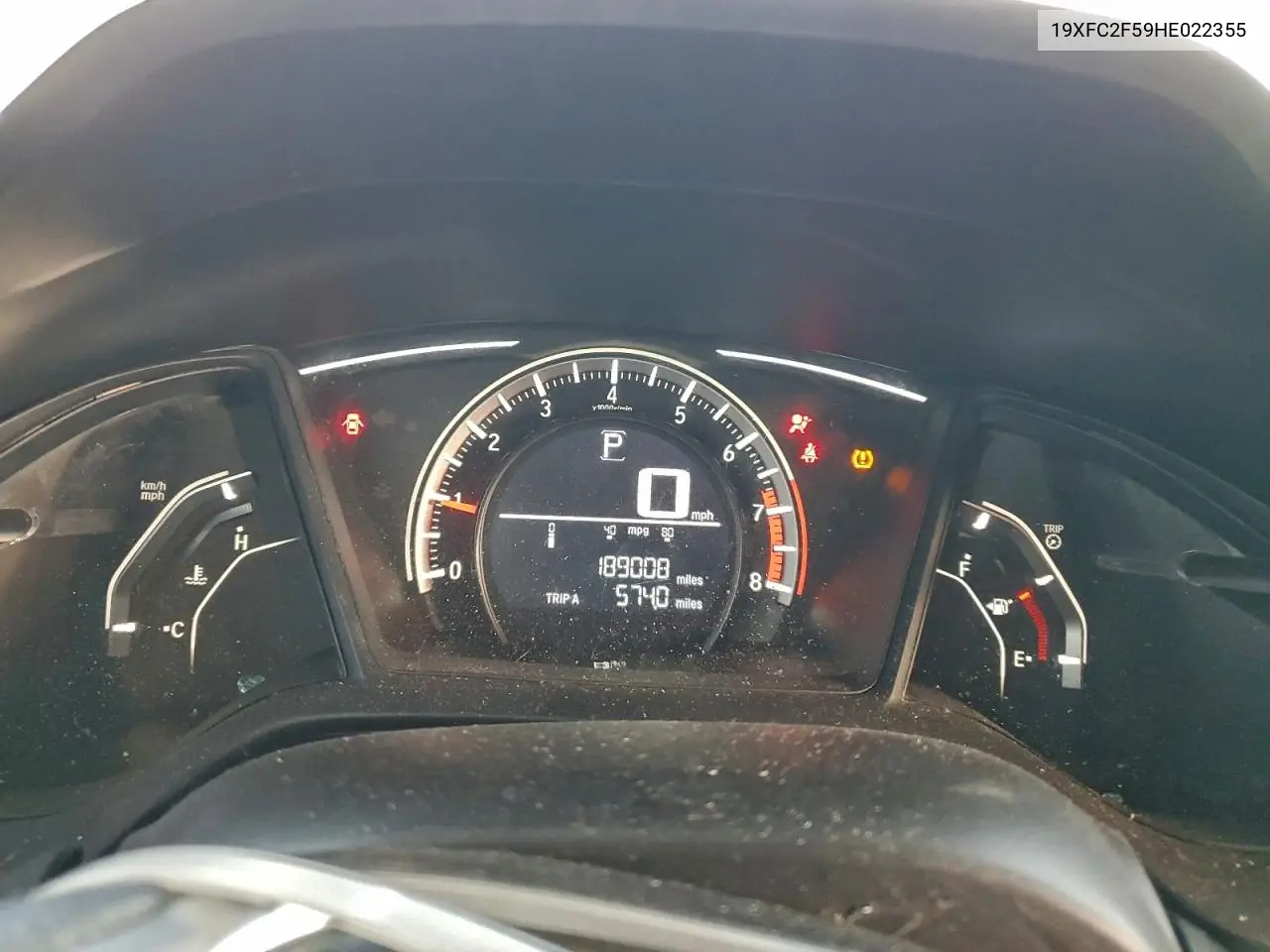 19XFC2F59HE022355 2017 Honda Civic Lx