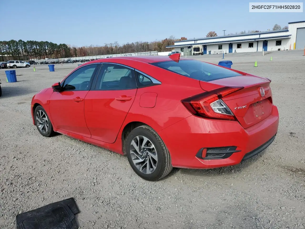 2HGFC2F71HH502820 2017 Honda Civic Ex