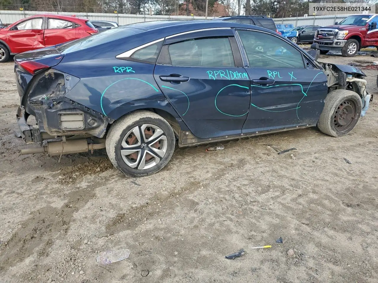 19XFC2E58HE021344 2017 Honda Civic Lx