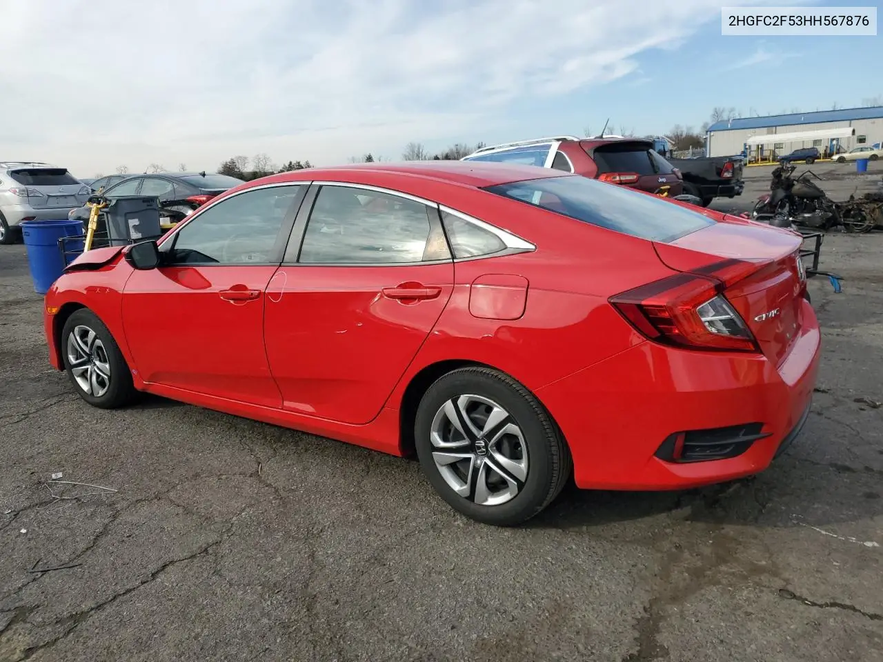 2HGFC2F53HH567876 2017 Honda Civic Lx