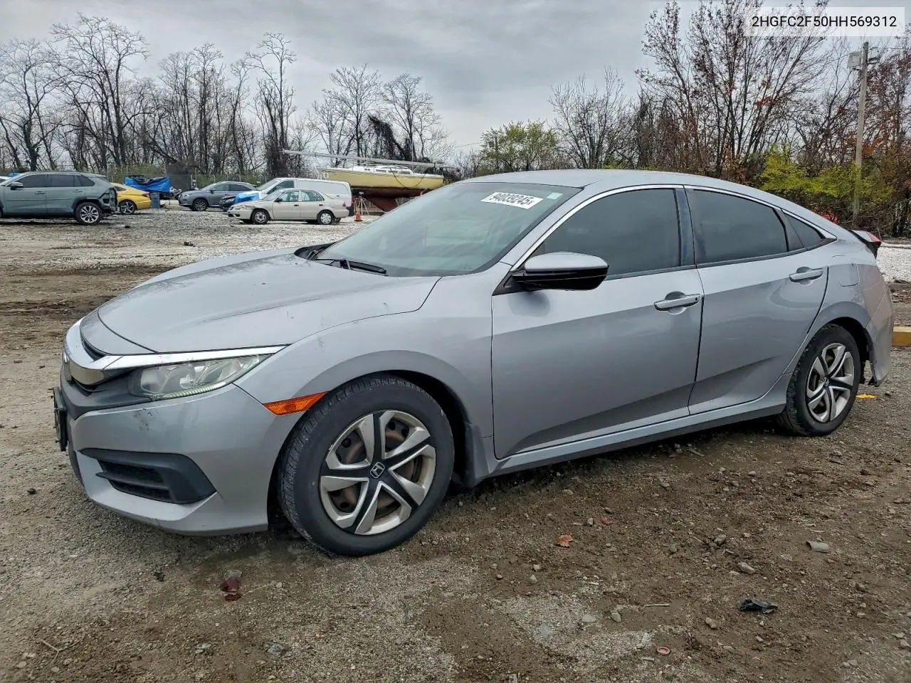 2HGFC2F50HH569312 2017 Honda Civic Lx