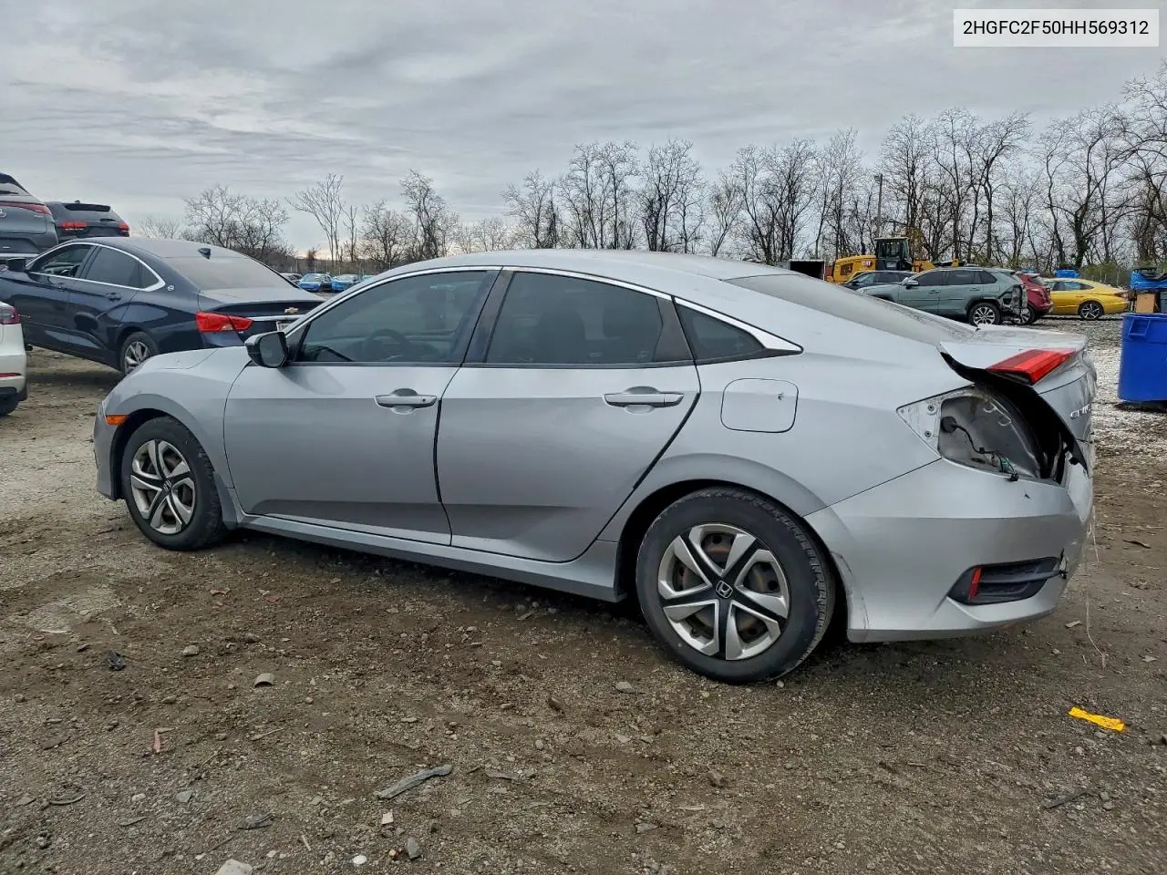 2HGFC2F50HH569312 2017 Honda Civic Lx