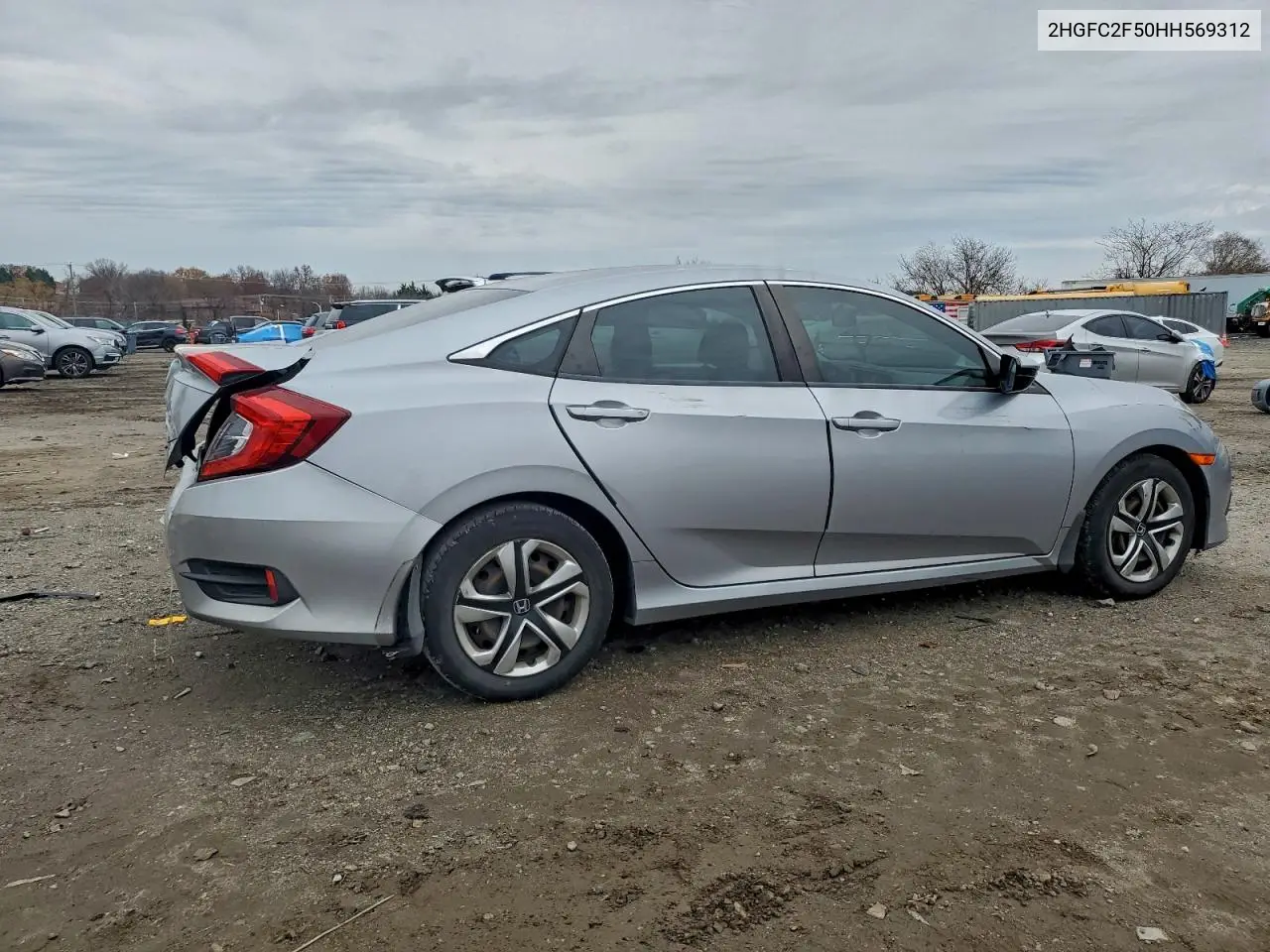 2HGFC2F50HH569312 2017 Honda Civic Lx