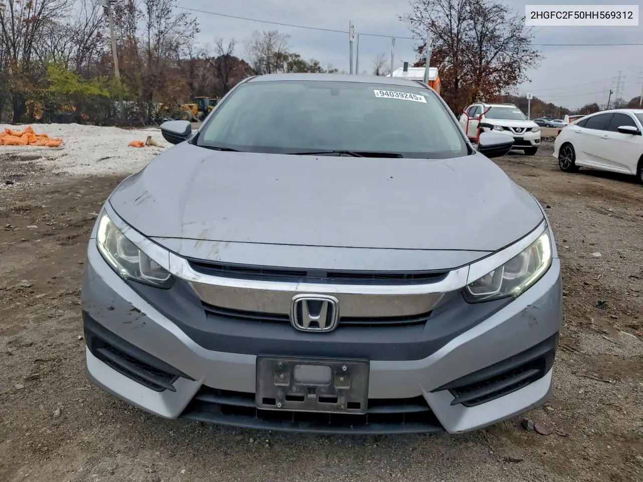 2HGFC2F50HH569312 2017 Honda Civic Lx