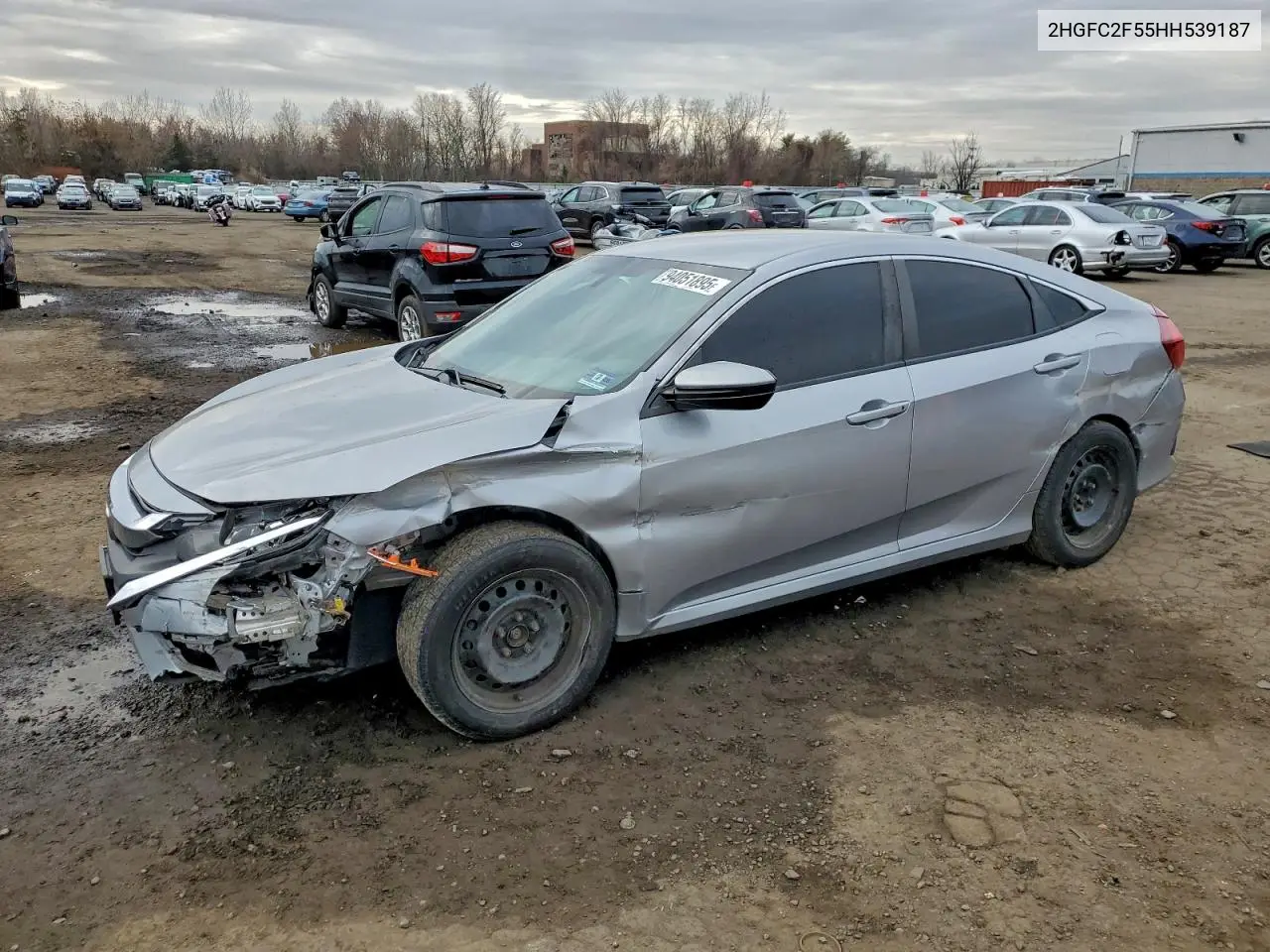 2HGFC2F55HH539187 2017 Honda Civic Lx