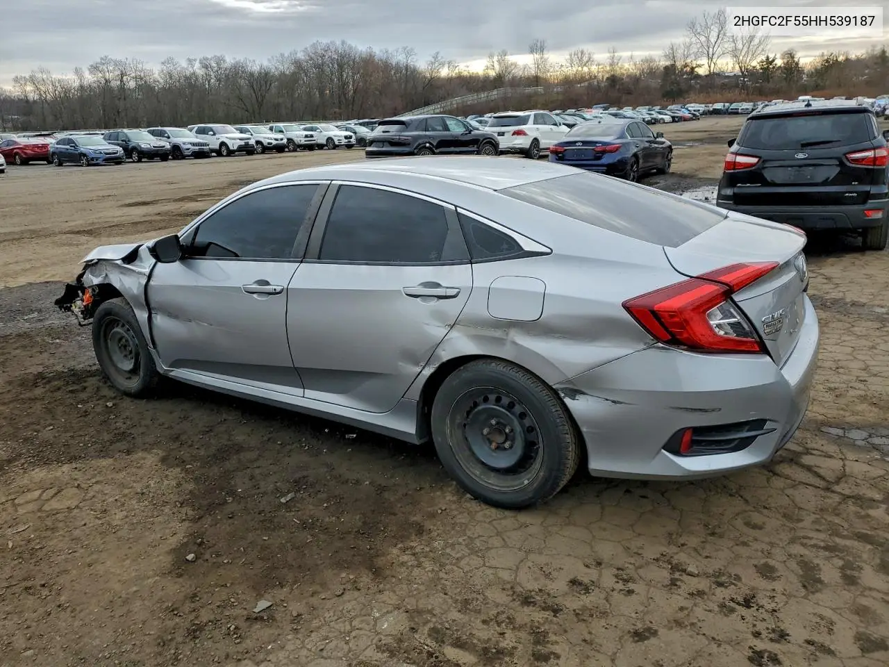 2HGFC2F55HH539187 2017 Honda Civic Lx