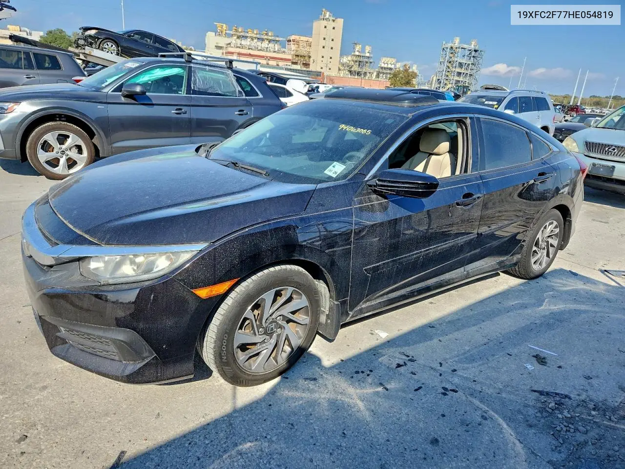 19XFC2F77HE054819 2017 Honda Civic Ex