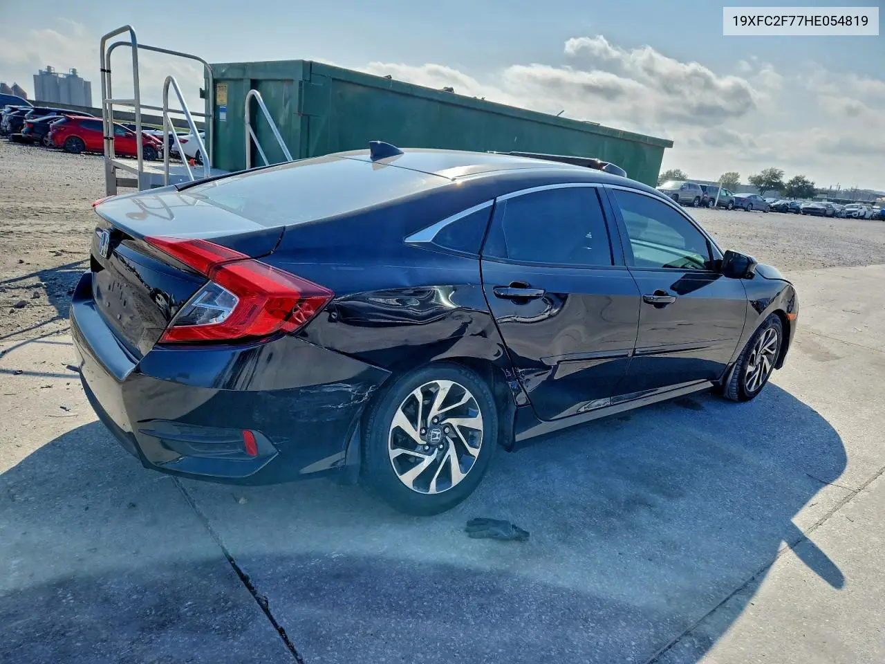 19XFC2F77HE054819 2017 Honda Civic Ex
