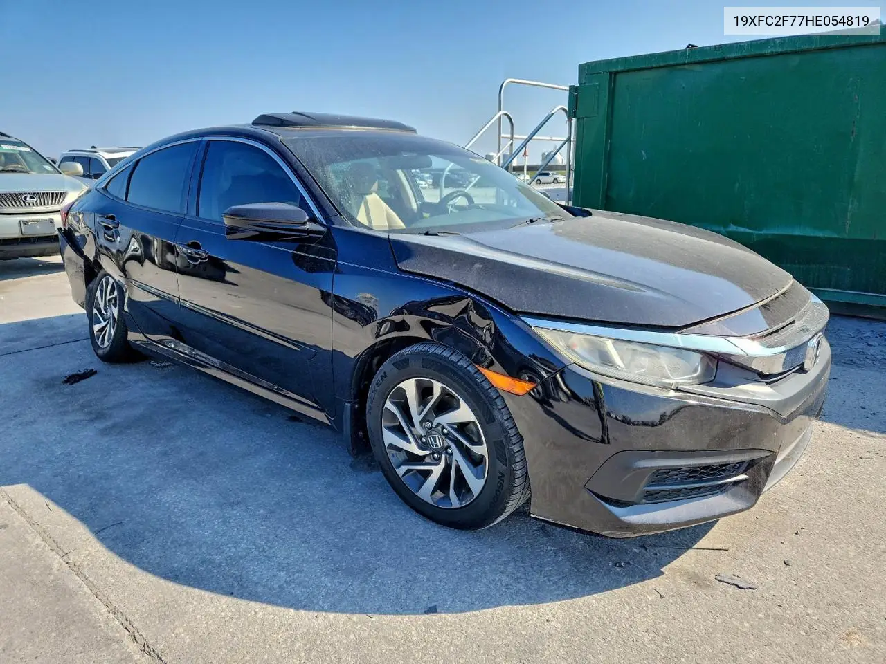 19XFC2F77HE054819 2017 Honda Civic Ex