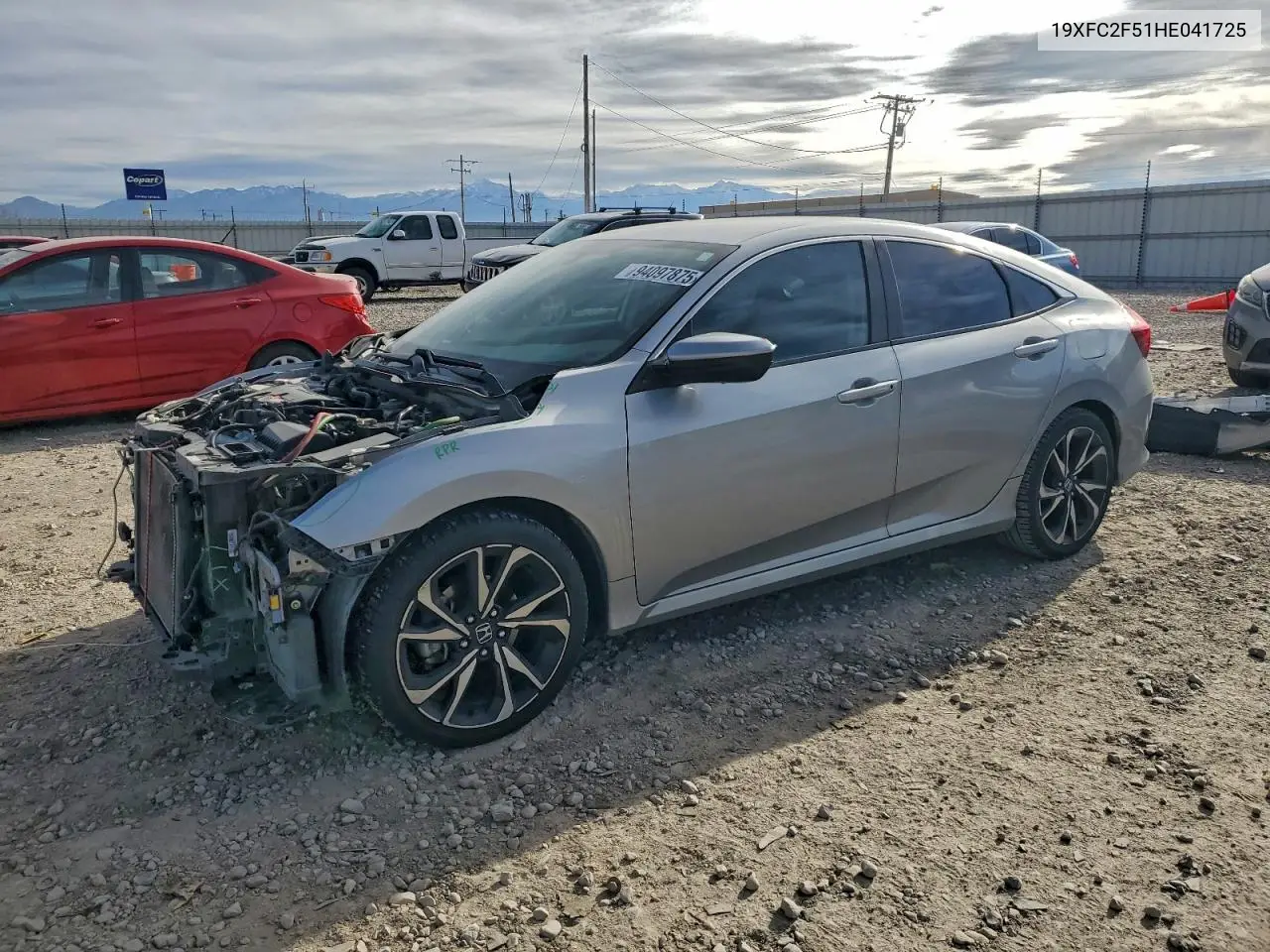 19XFC2F51HE041725 2017 Honda Civic Lx