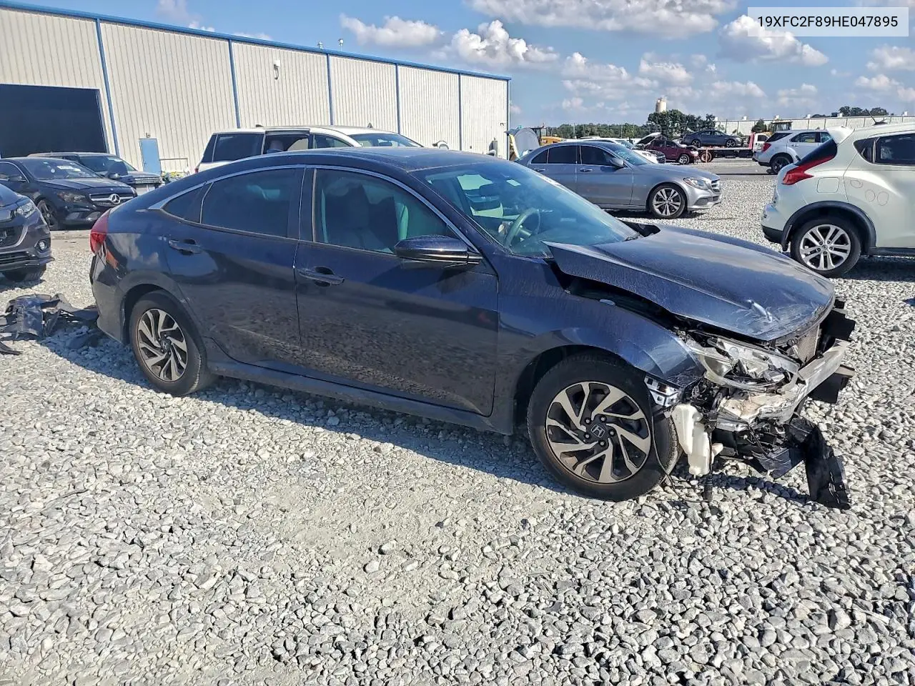 19XFC2F89HE047895 2017 Honda Civic Ex