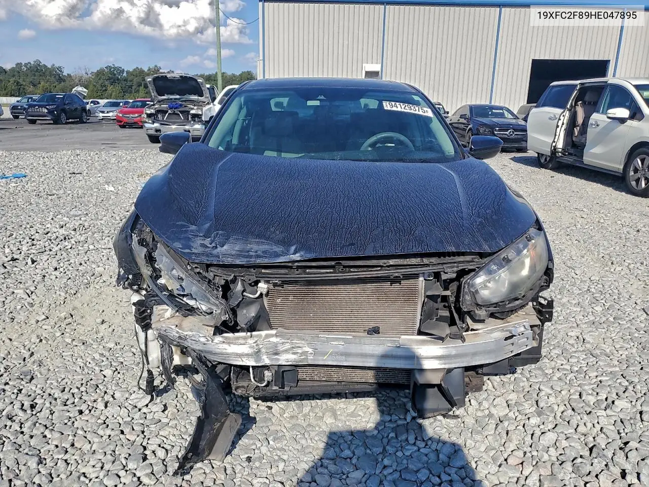 19XFC2F89HE047895 2017 Honda Civic Ex