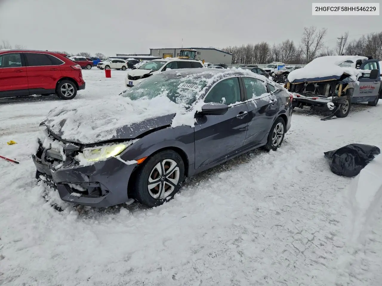 2HGFC2F58HH546229 2017 Honda Civic Lx