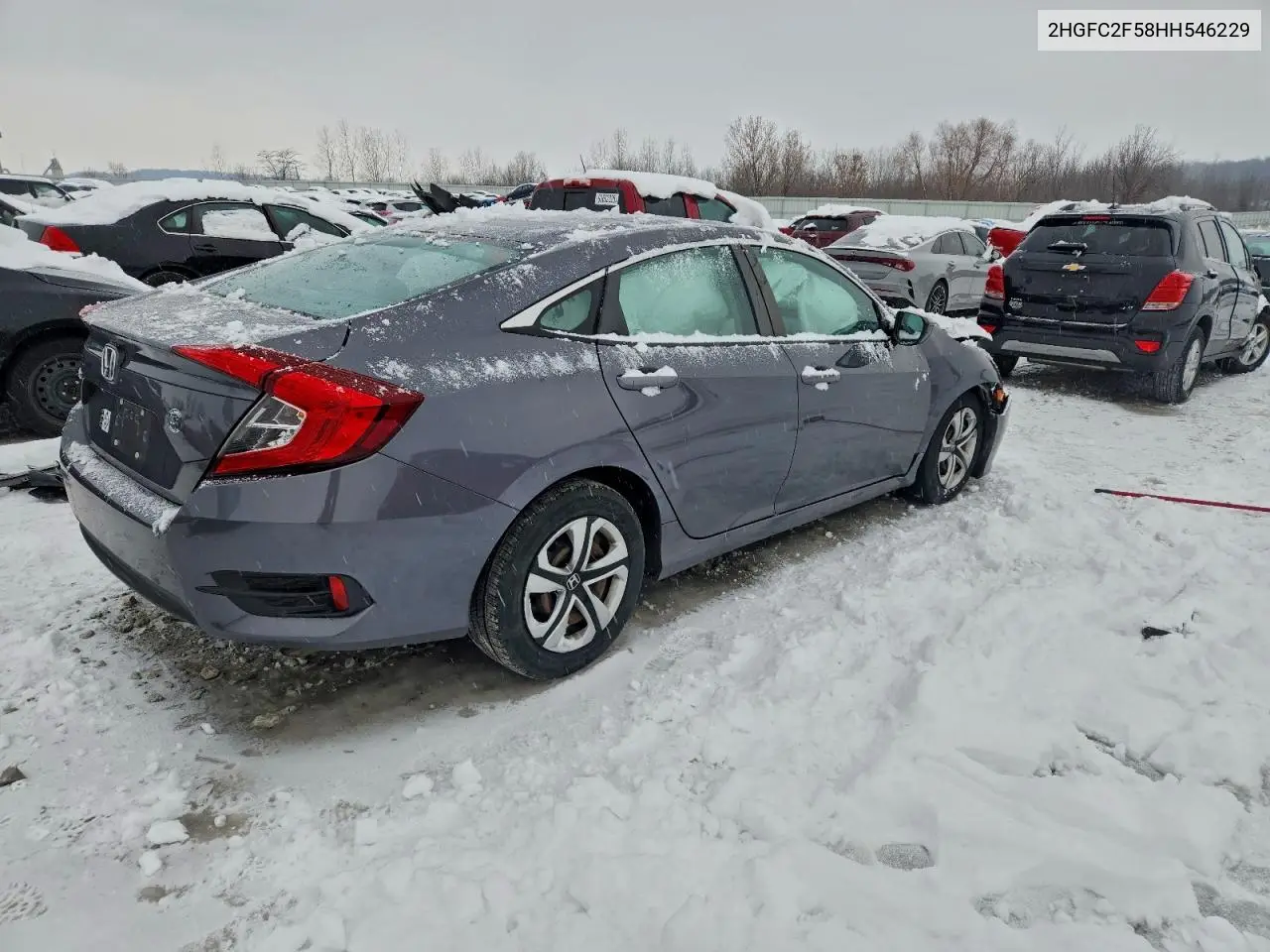2HGFC2F58HH546229 2017 Honda Civic Lx