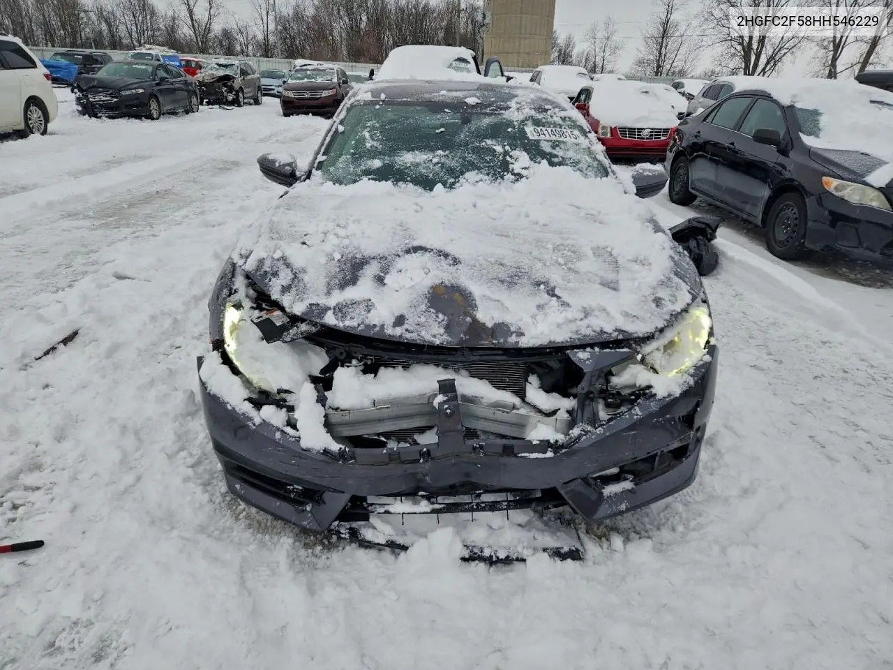 2HGFC2F58HH546229 2017 Honda Civic Lx