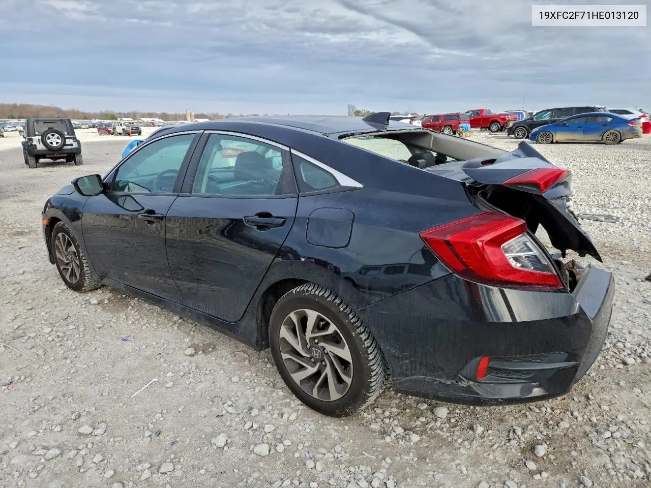 19XFC2F71HE013120 2017 Honda Civic Ex