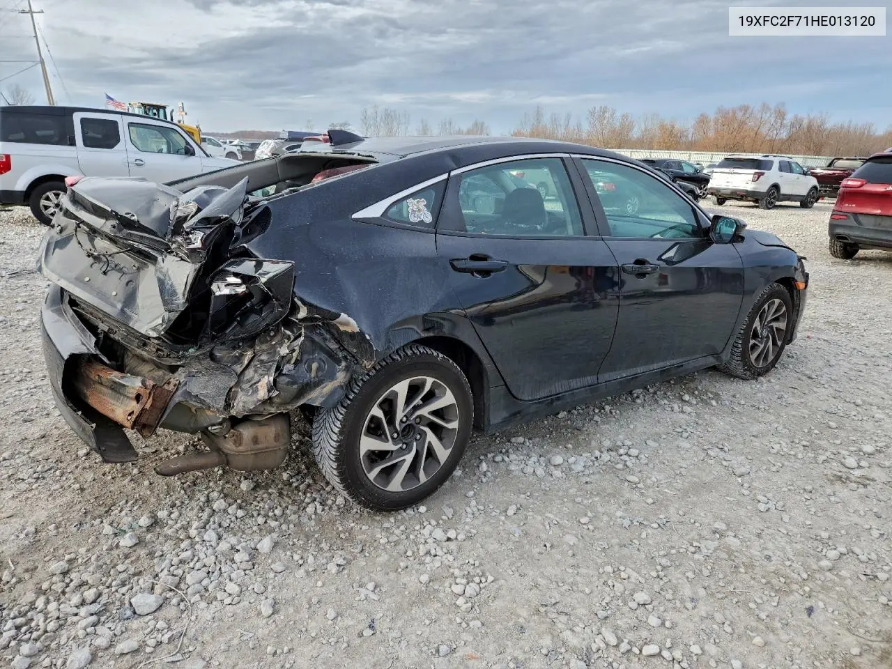 19XFC2F71HE013120 2017 Honda Civic Ex