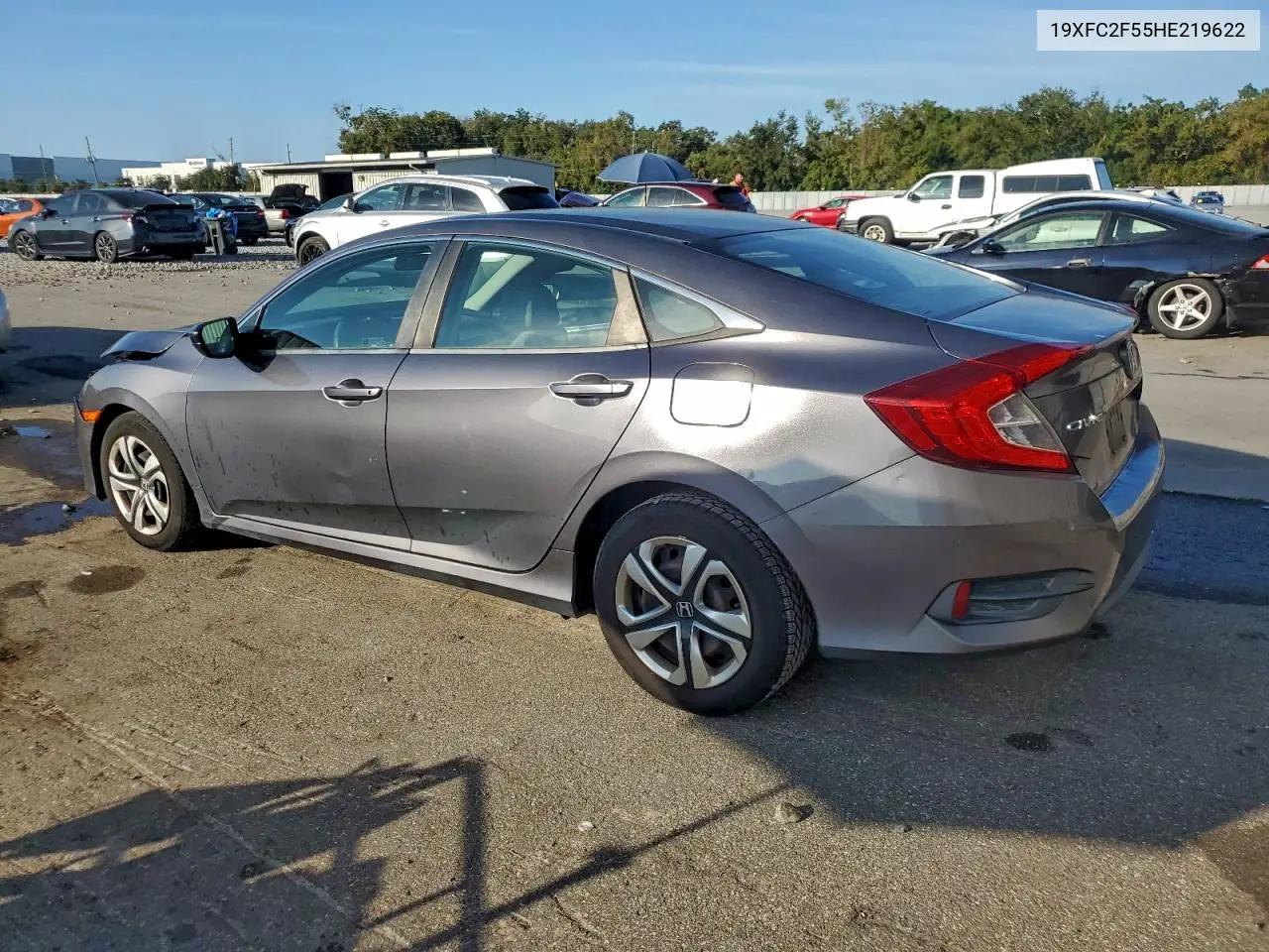 19XFC2F55HE219622 2017 Honda Civic Lx