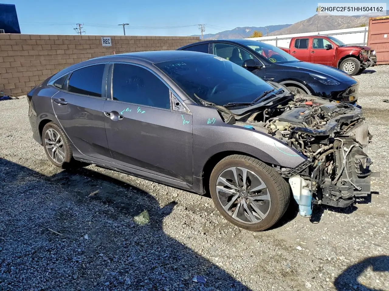 2HGFC2F51HH504162 2017 Honda Civic Lx