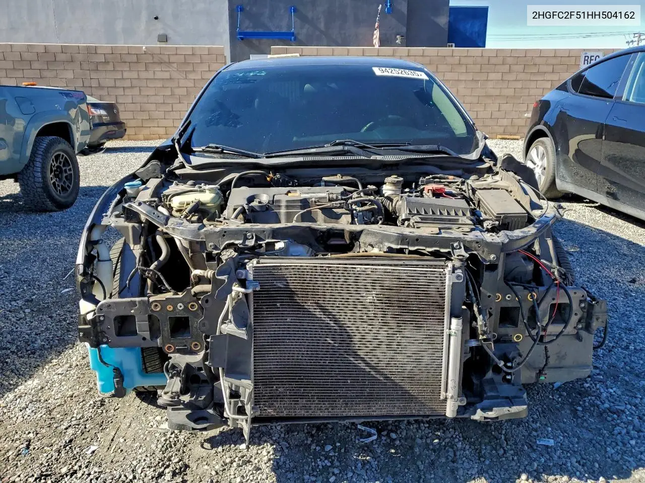 2HGFC2F51HH504162 2017 Honda Civic Lx