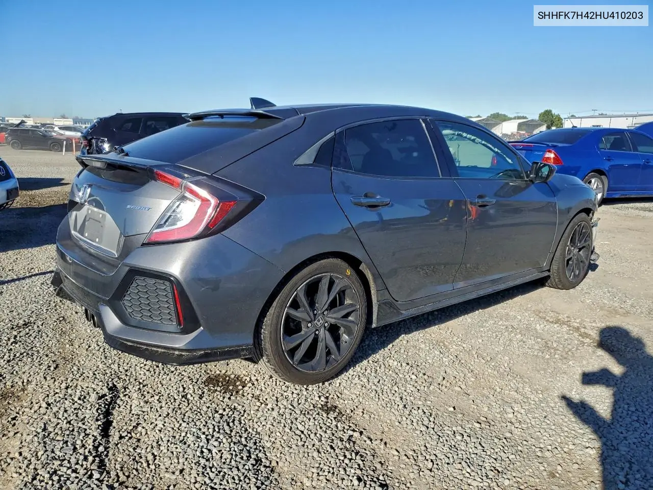 SHHFK7H42HU410203 2017 Honda Civic Sport