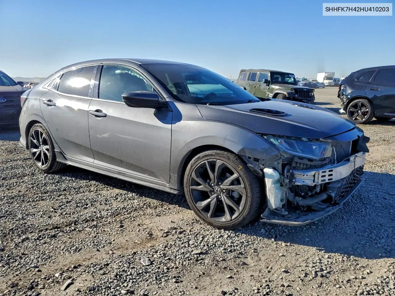 SHHFK7H42HU410203 2017 Honda Civic Sport