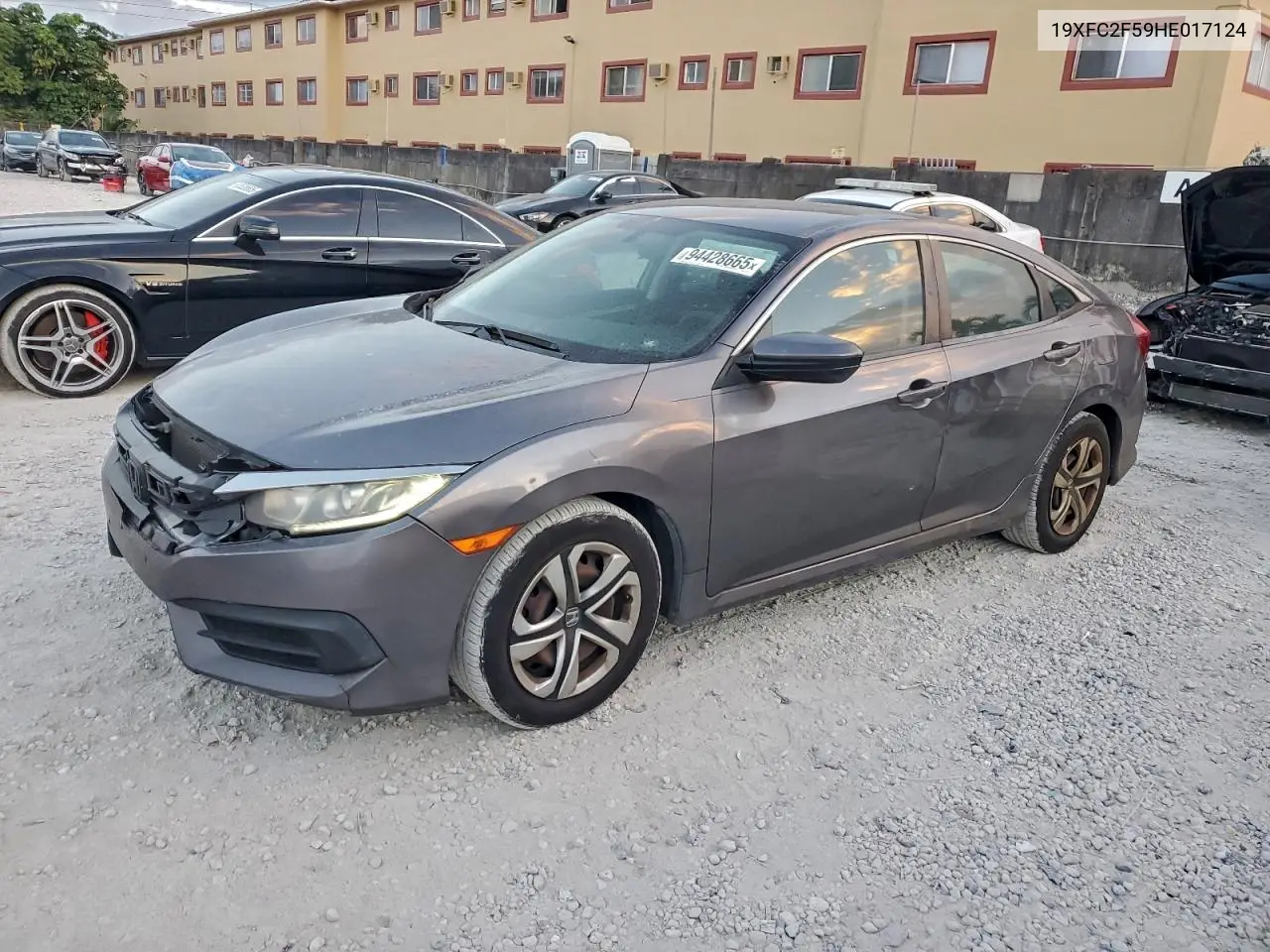 19XFC2F59HE017124 2017 Honda Civic Lx