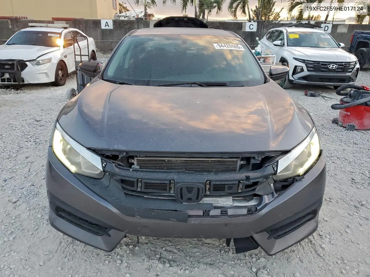 19XFC2F59HE017124 2017 Honda Civic Lx
