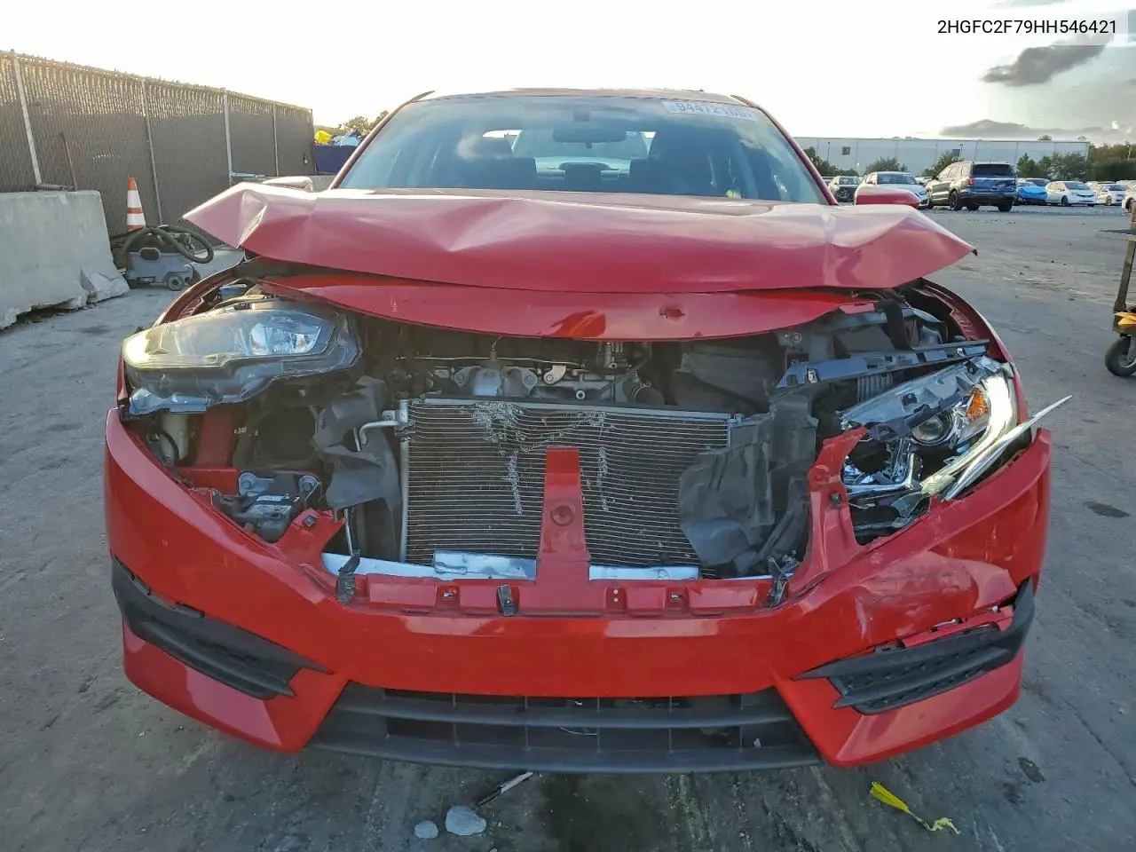 2HGFC2F79HH546421 2017 Honda Civic Ex