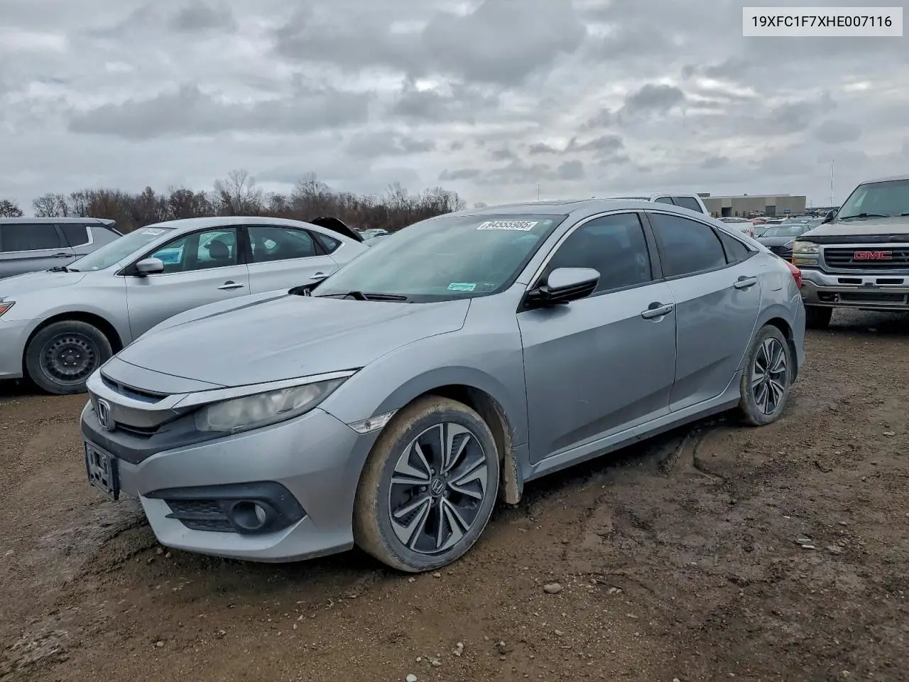 19XFC1F7XHE007116 2017 Honda Civic Exl
