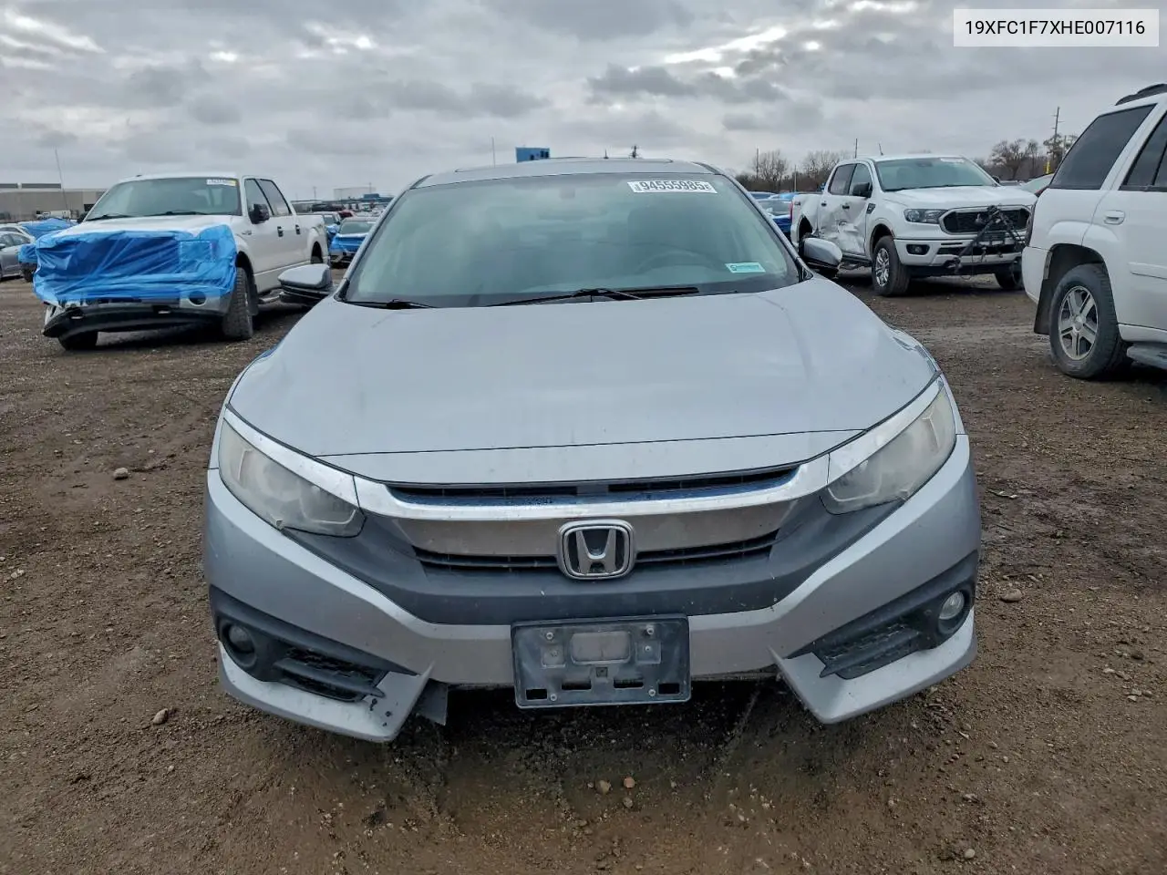 19XFC1F7XHE007116 2017 Honda Civic Exl
