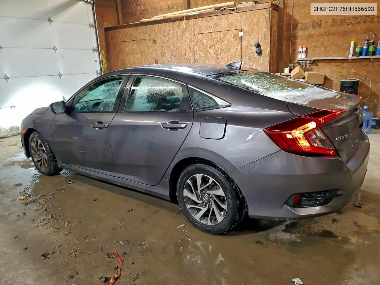 2HGFC2F76HH566593 2017 Honda Civic Ex